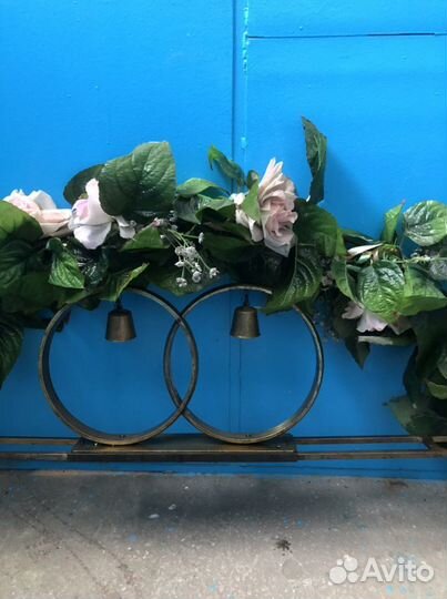 Свадебные кольца из латуни на автомобили