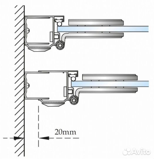 Душевой уголок Burlington Slider C16+C8S+C13