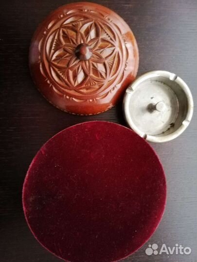 Пепельница из сибирского кедра