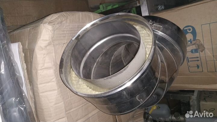 Отводы вентиляции Rosinox 130,180,250 новые нерж