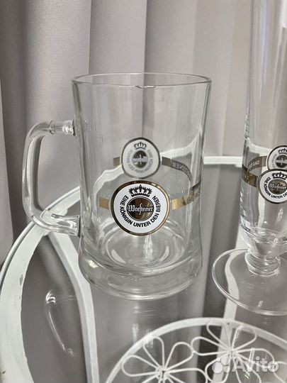 Warsteiner Пивной бокал 1 шт 0.31 и 2 кружки 0,5