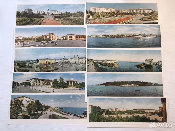 Панорамные открытки По Волге