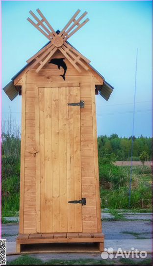 Уличный туалет с установкой PRO876