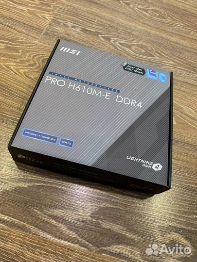 Материнская плата MSI PRO H610M-E DDR4(Новая)
