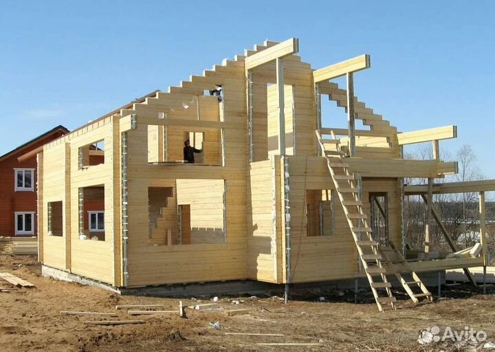 Детский игровой домик из дерева