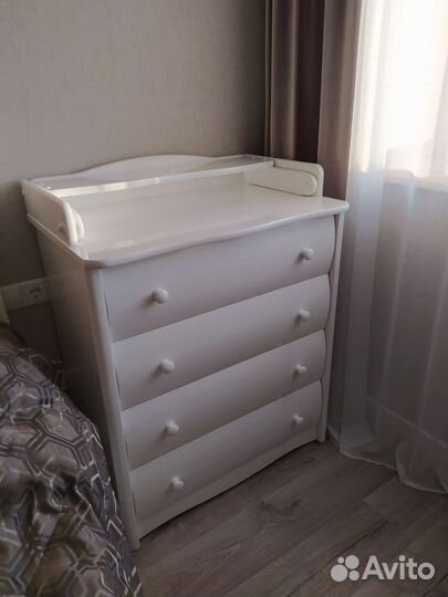 Комод пеленальный Можга Красная звезда с565 белый