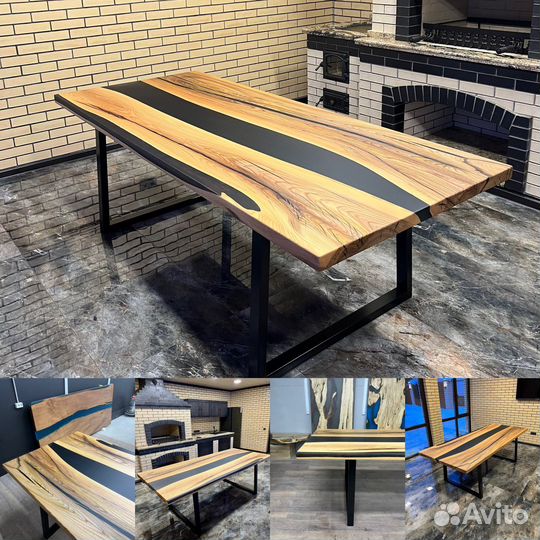 Стол из эпоксидной смолы