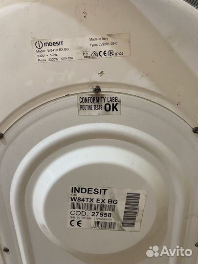 Стиральная машина бу indesit 5 кг