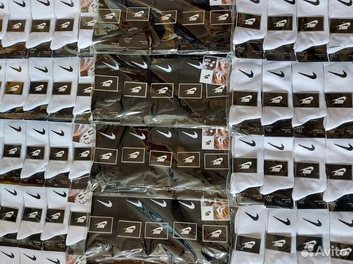 Носки высокие Nike хлопок