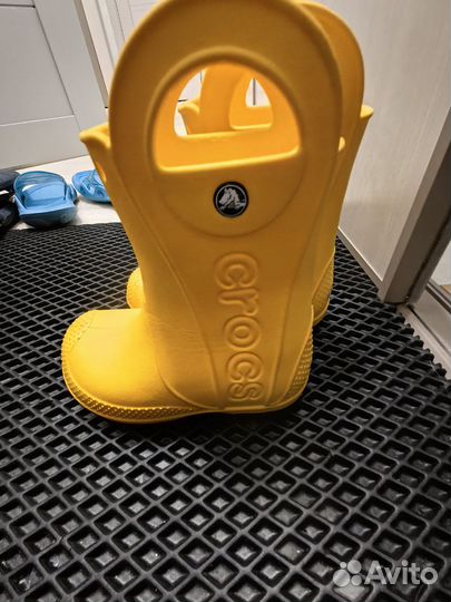 Резиновые сапоги crocs детские
