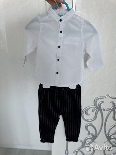 Нарядный детский костюм kiabi 6-9м на мальчика