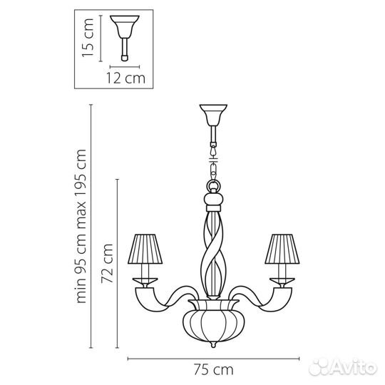 Люстра Lightstar Alveare 702104 новая