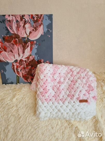 Плед ручной работы