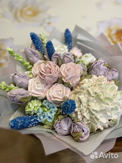 Зефирные цветы/Сладкий подарок