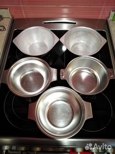 Тарелки СССР нержавейка, алюминиевые