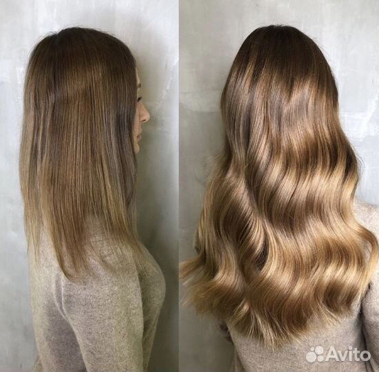 Скрытое наращивание волос Гарантия Рассрочка