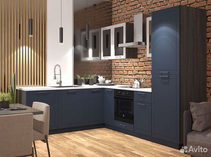 Кухня с барной стойкой