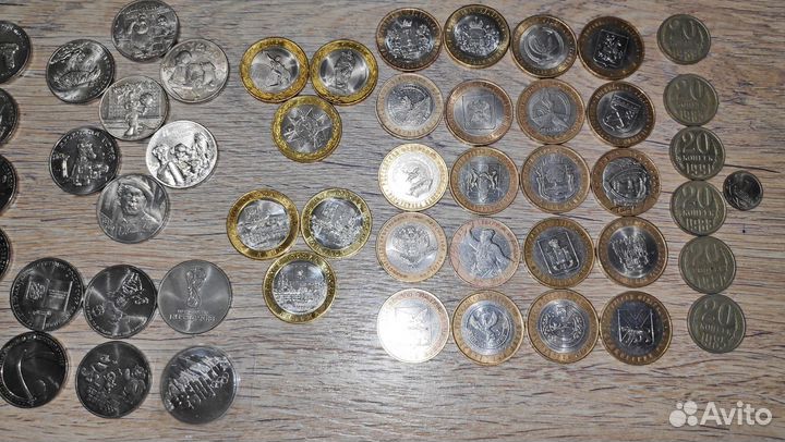 Монеты, новое и б/у.большой лот