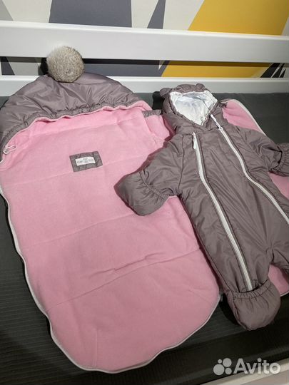 Комплект на выписку для девочки