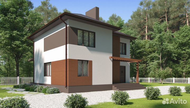 Проекты домов для ипотеки и строительства - 142 м2