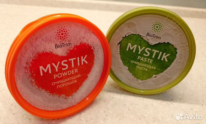 Очищающие порошок и паста BioTrim Mystik