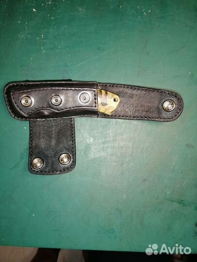 Кожаный чехол для складного ножа
