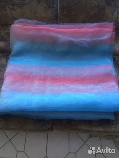 Отрезы тюля цветного портьерной ткани тонкой