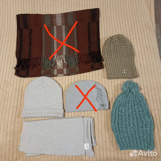 Шапки, шарфы, детские, женские