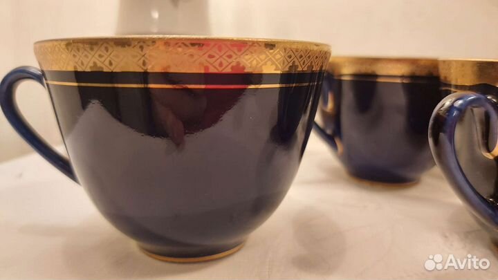 Павлины, Чашки и блюдца Лфз, Дулево разные виды