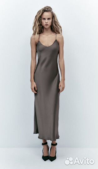 Платье комбинация zara