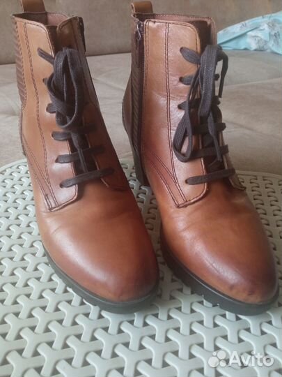 Ботильоны ботинки натуральная кожа