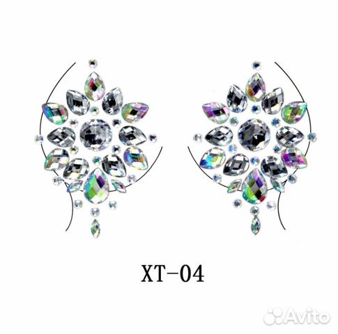 Стразы на грудь наклейки пэстис стразы на клеевой