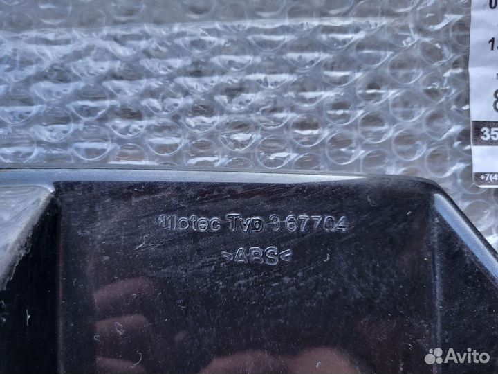 Диффузор на задний бампер Шкода Октавия а7