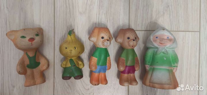 Резиновые игрушки СССР