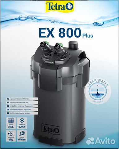 Фильтр для аквариума внешний Tetra ех 800 Plus