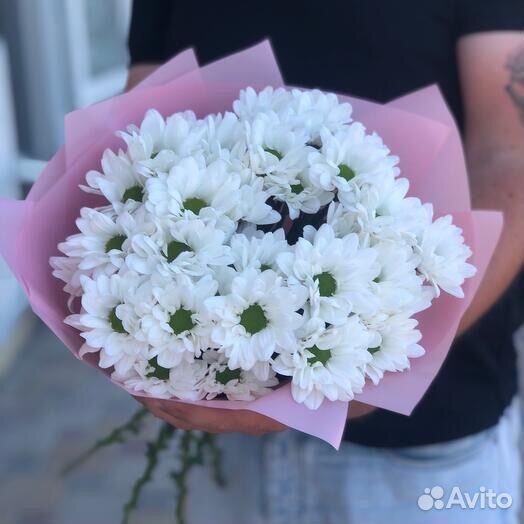 Букет ромашек, на 1 сентября