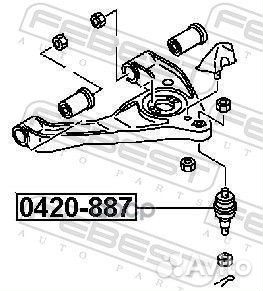 Опора шаровая mitsubishi canter -2015 0420-887