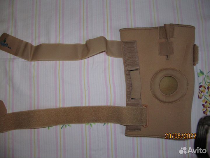 Бандаж на коленный сустав с силиконовым кольцом