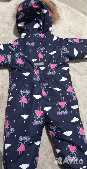 Зимний комбинезон для девочки lassie 98