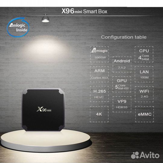 Андроид приставка X96 Mini 2/16 Gb Новые