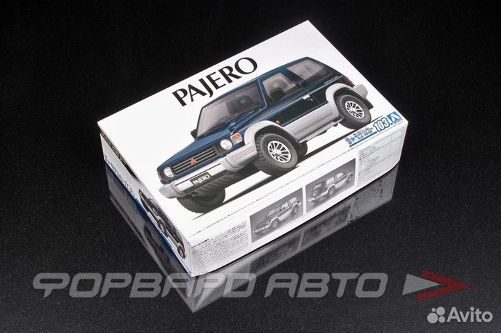 Сборная модель Mitsubishi Pajero Metal Top Wide V24WG '91 05697 aoshima
