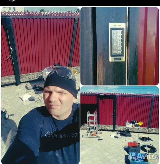 Видеонаблюдение ремонт домофона монтаж камер скуд