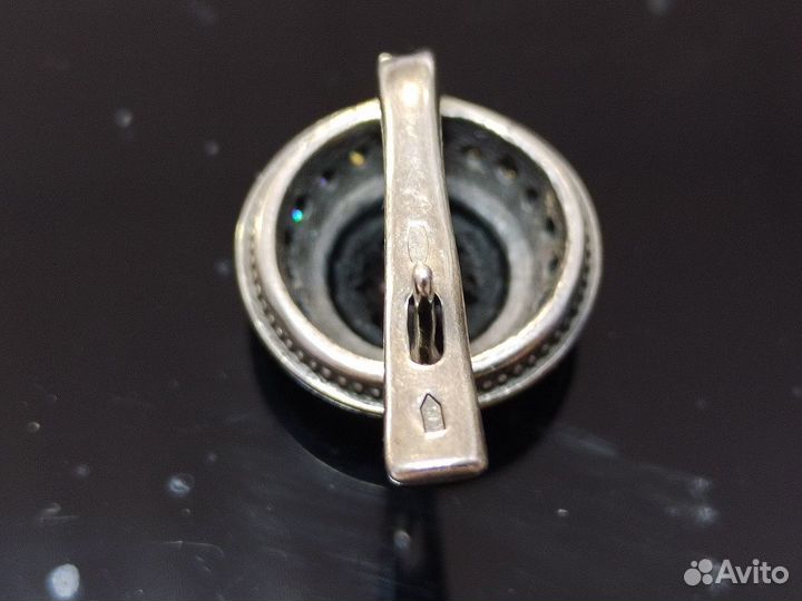 Винтажные серебро серьги