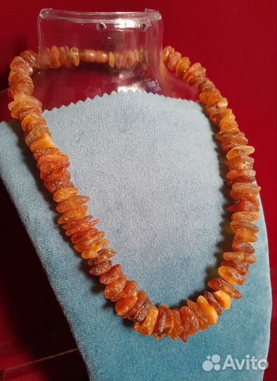 Бусы из натурального янтаря