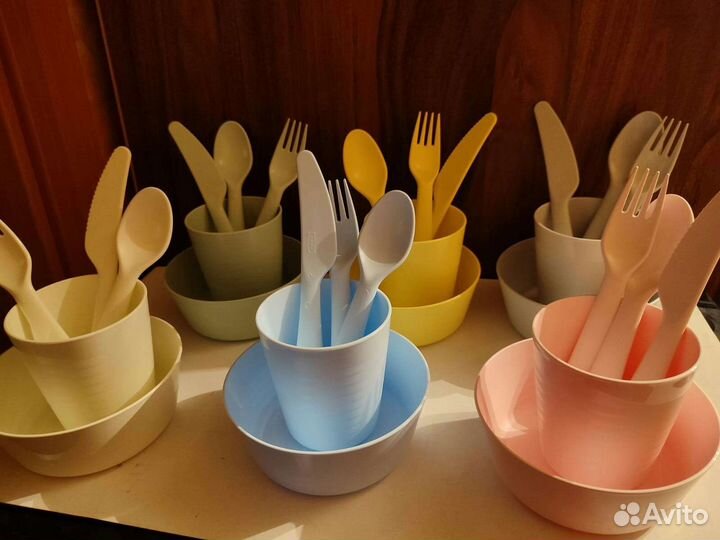 IKEA Икеа Калас детская посуда