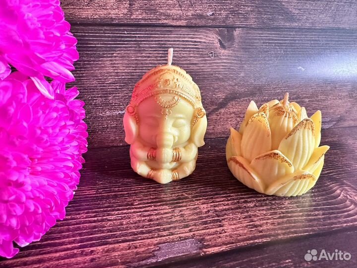 Свечи ручной работы натуральные