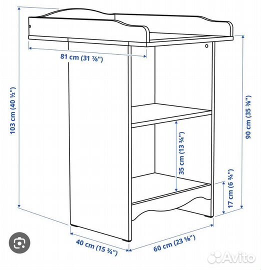 Пеленальный столик IKEA