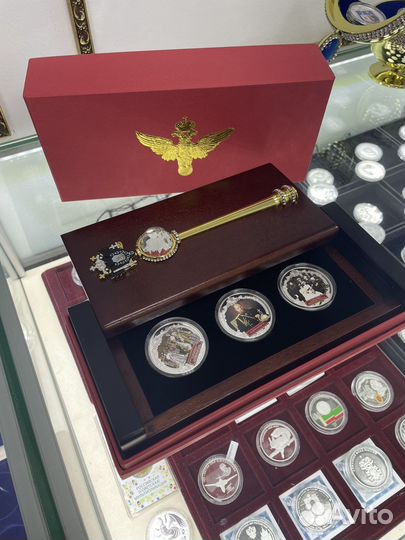 Набор из 3х серебряных монет