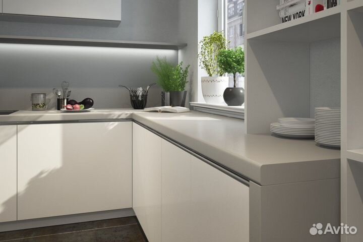 Столешница для кухни 9585 Мрамор беж.свет. 3 метра