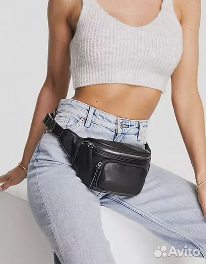 Сумка Pull&Bear поясная эко кожа новая